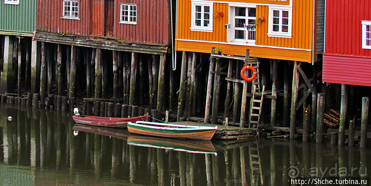 Домики на сваях — визитная карточка Тронхейма