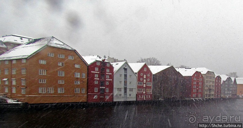 Домики на сваях — визитная карточка Тронхейма