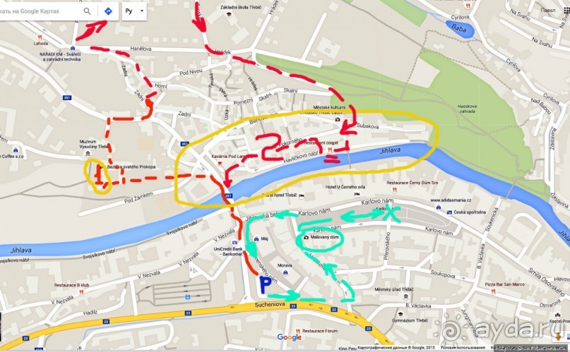 Прогулки по Тршебичу