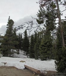 Гора Grand Teton и озеро Taggart, по нац.парку на авто