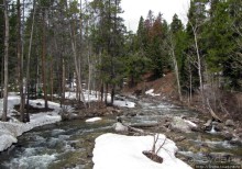 Гора Grand Teton и озеро Taggart, по нац.парку на авто