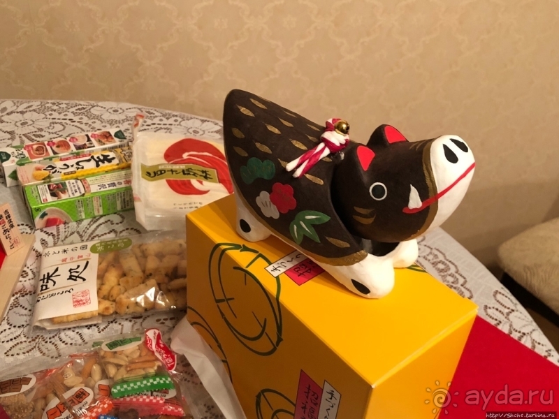 Свинья, точнее кабан правильный — десятое окимоно из Японии