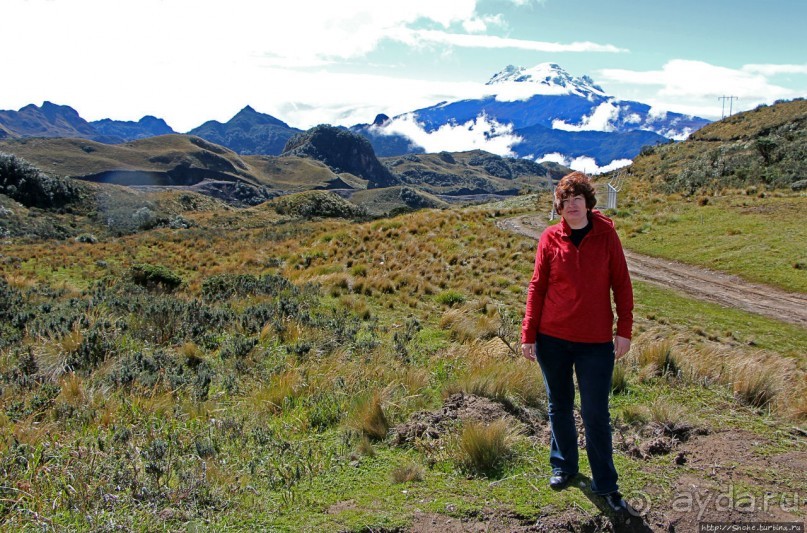 N.P. Cayambe-Coca — горы, реки, водопады. Дорога в облаках