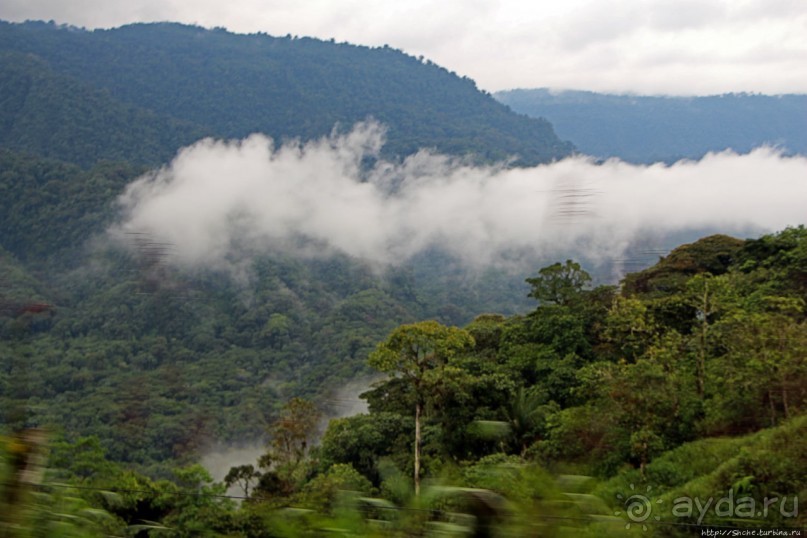 N.P. Cayambe-Coca — горы, реки, водопады. Дорога в облаках