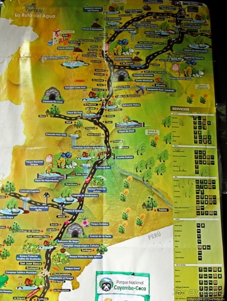 N.P. Cayambe-Coca — горы, реки, водопады. Дорога в облаках