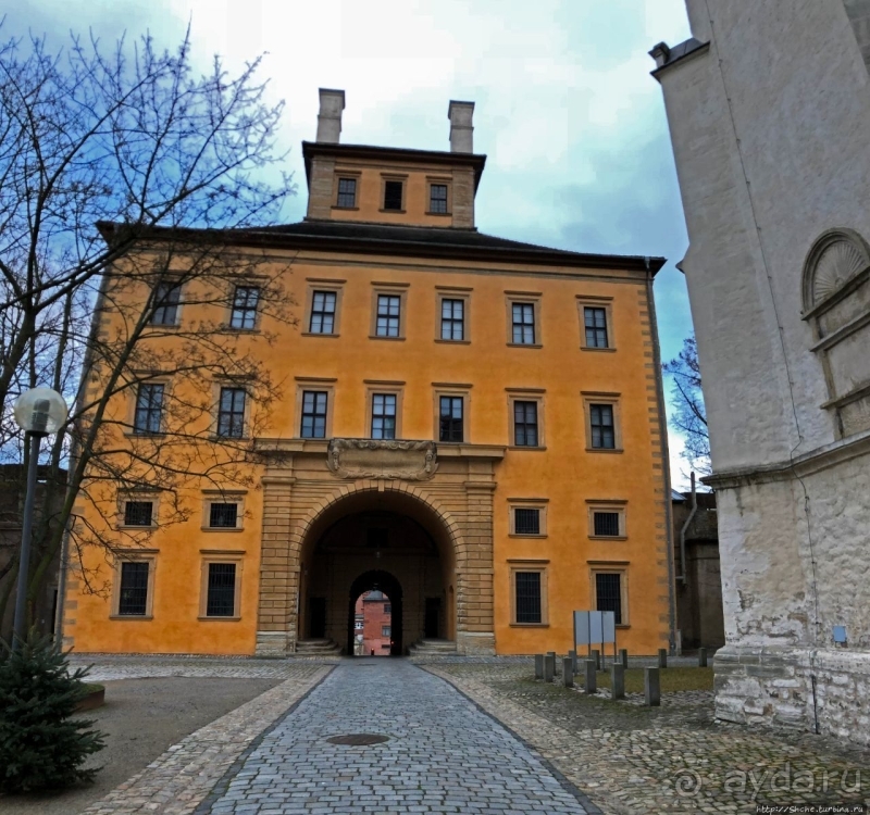 Замок Морицбург в Цайце, короткая разведка "с боем"