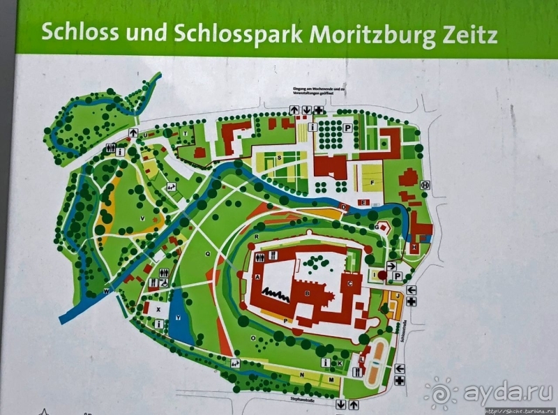Замок Морицбург в Цайце, короткая разведка "с боем"