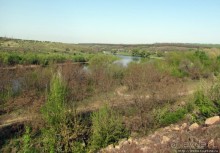 Живописный гранитный карьер у села Чаусово