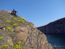 Живописный гранитный карьер у села Чаусово