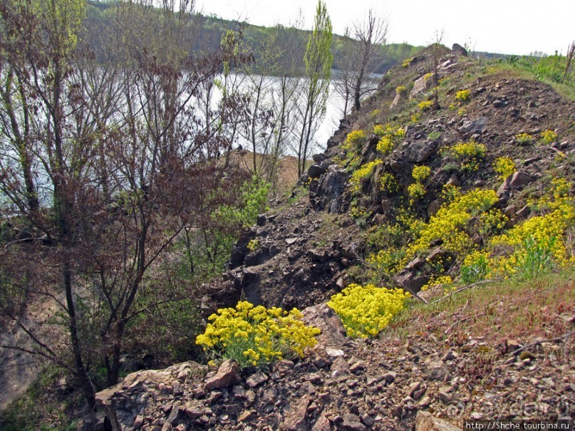 Живописный гранитный карьер у села Чаусово