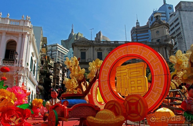 Португальское Макао с новогодним китайским привкусом