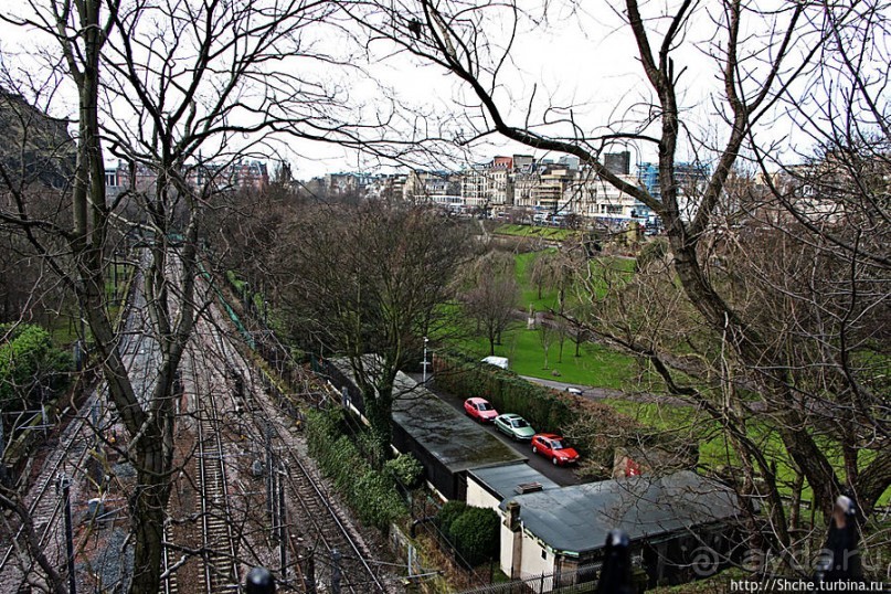 West Princes Street Gardens — центральный парк Эдинбурга