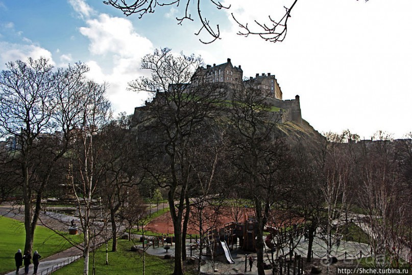 West Princes Street Gardens — центральный парк Эдинбурга