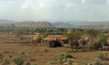 Эфиопские картинки. Дорога в Лалибелу. Пустынный регион Афар