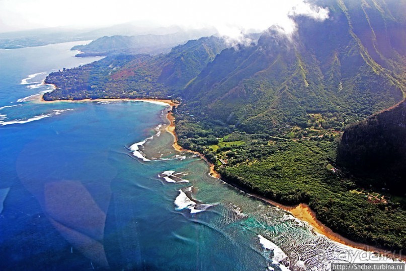 На вертолете над Кауаи. Этап 3. Северное побережье