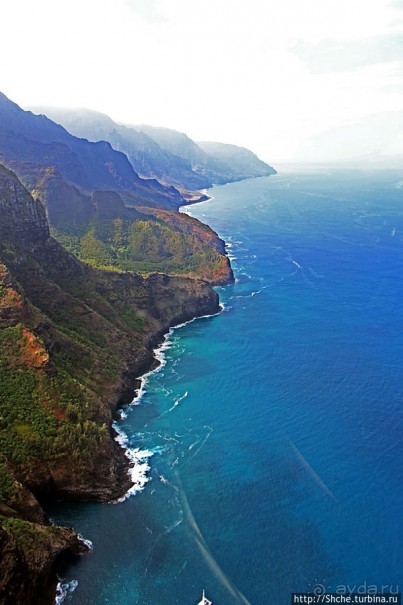На вертолете над Кауаи. Этап 3. Северное побережье