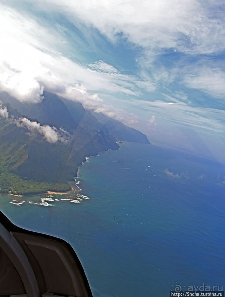 На вертолете над Кауаи. Этап 3. Северное побережье