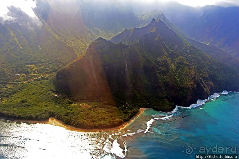 На вертолете над Кауаи. Этап 3. Северное побережье