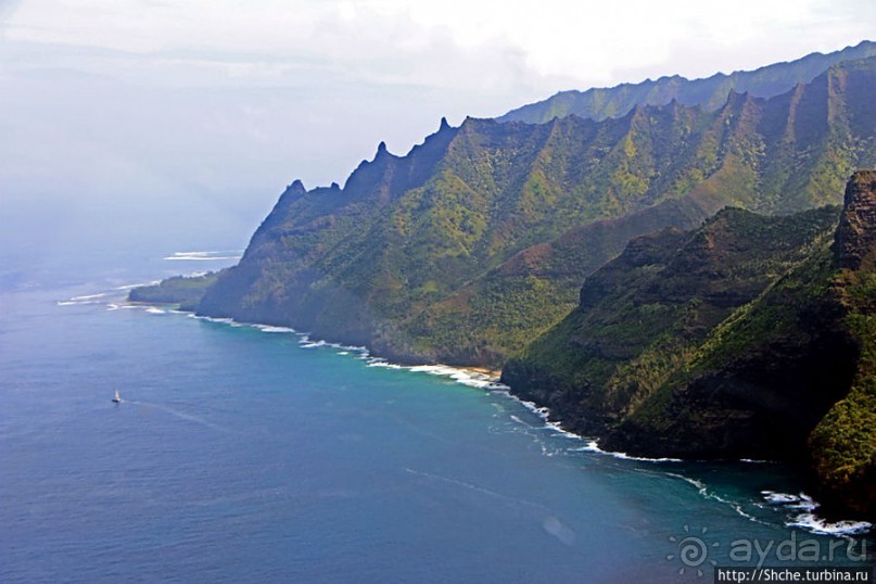На вертолете над Кауаи. Этап 3. Северное побережье