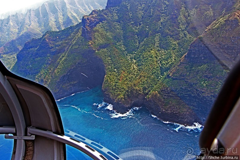 На вертолете над Кауаи. Этап 3. Северное побережье