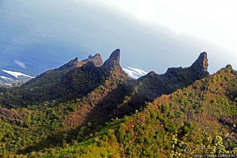 На вертолете над Кауаи. Этап 3. Северное побережье