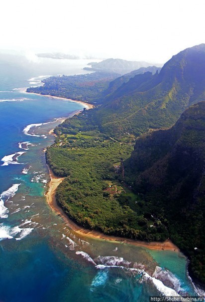 На вертолете над Кауаи. Этап 3. Северное побережье