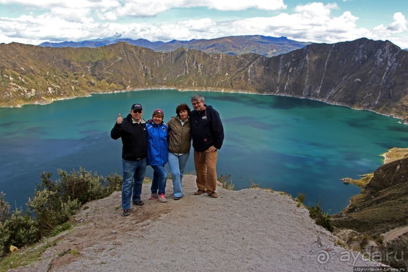 Эталонное озеро в кальдере вулкана Килотоа и легенда о любви