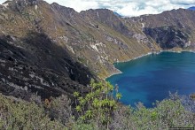 Эталонное озеро в кальдере вулкана Килотоа и легенда о любви