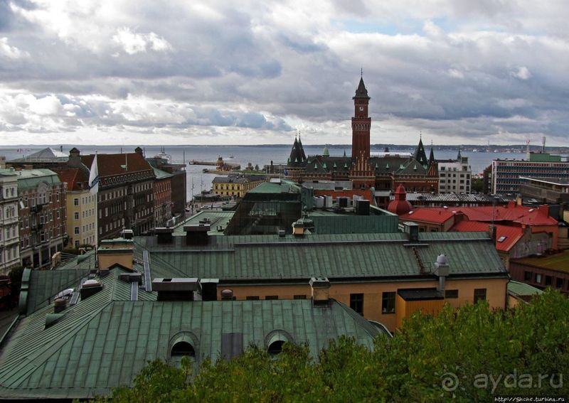 Крыши и горизонты Хельсингборга 