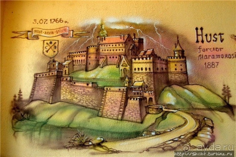 Хуст: замок на горе стоит, надо замок посетить