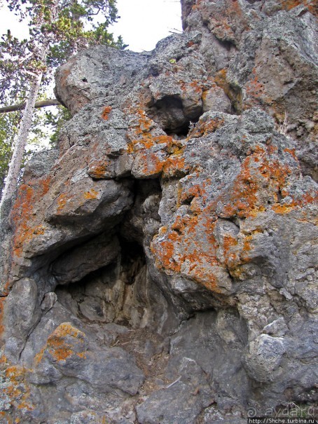 Смотровая площадка и гейзер-одиночка (район "Old faithful")