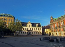 Большая площадь Мальме ( Stortorget ) и городская ратуша