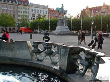 Большая площадь Мальме ( Stortorget ) и городская ратуша