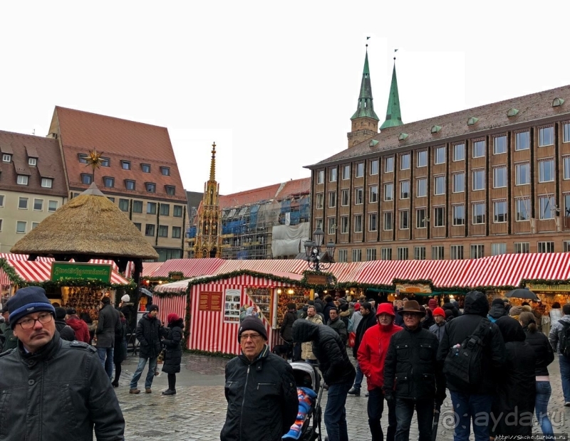 Рождественские метаморфозы. Субботняя толчея в Нюрнберге