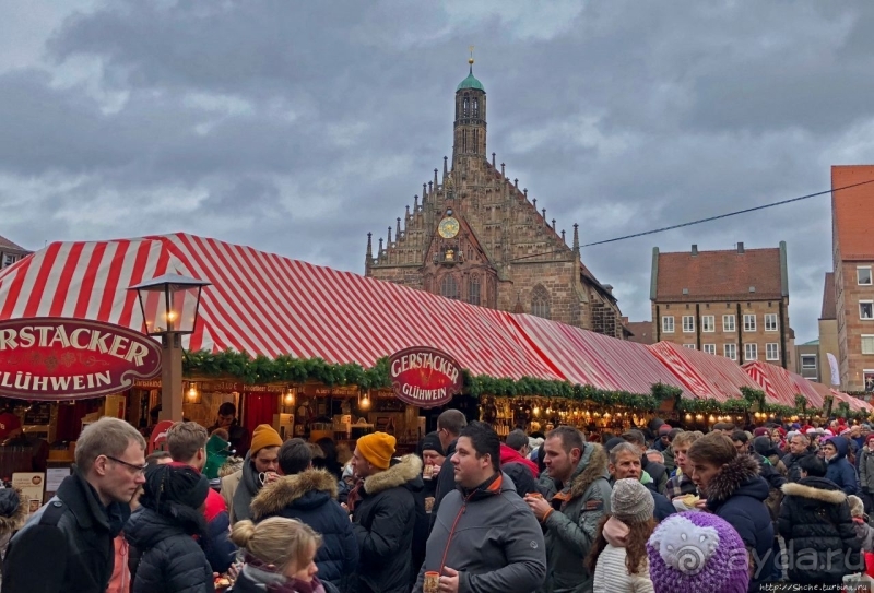 Рождественские метаморфозы. Субботняя толчея в Нюрнберге