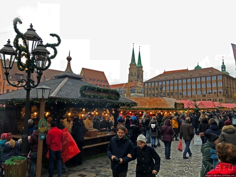 Рождественские метаморфозы. Субботняя толчея в Нюрнберге