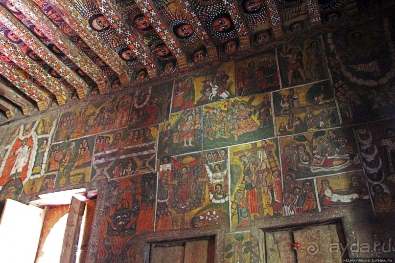 Гора Света- отличный пример эфиопского церковного искусства