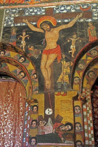 Гора Света- отличный пример эфиопского церковного искусства