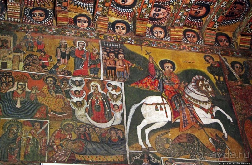 Гора Света- отличный пример эфиопского церковного искусства