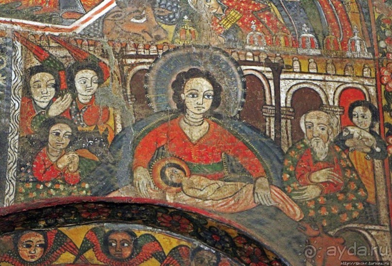 Гора Света- отличный пример эфиопского церковного искусства