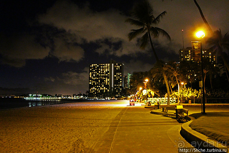 Вечерняя прогулка по Вайкики