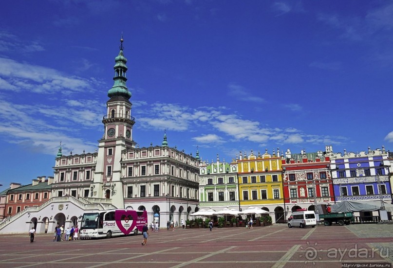 "Идеальный город" Замосць — кусочек Италии на востоке Польши