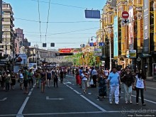 Не привычные картинки знакомого места. Центр Киева на ЕВРО