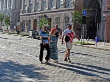 Не привычные картинки знакомого места. Центр Киева на ЕВРО