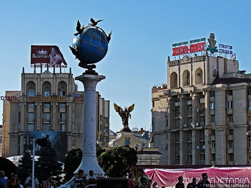 Не привычные картинки знакомого места. Центр Киева на ЕВРО