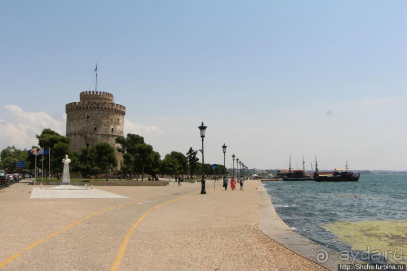 Туристические центры в Салониках — берег Термического залива