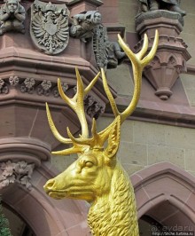 Причудливые водостоки замка Драхенсбург