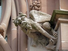 Причудливые водостоки замка Драхенсбург