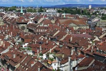 Мне сверху видно все... Красные крыши Старого Берна