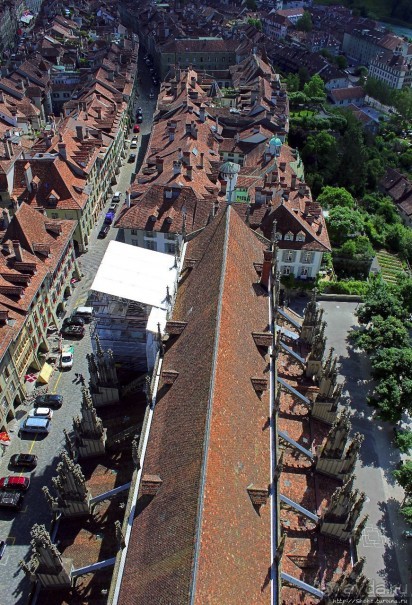 Мне сверху видно все... Красные крыши Старого Берна